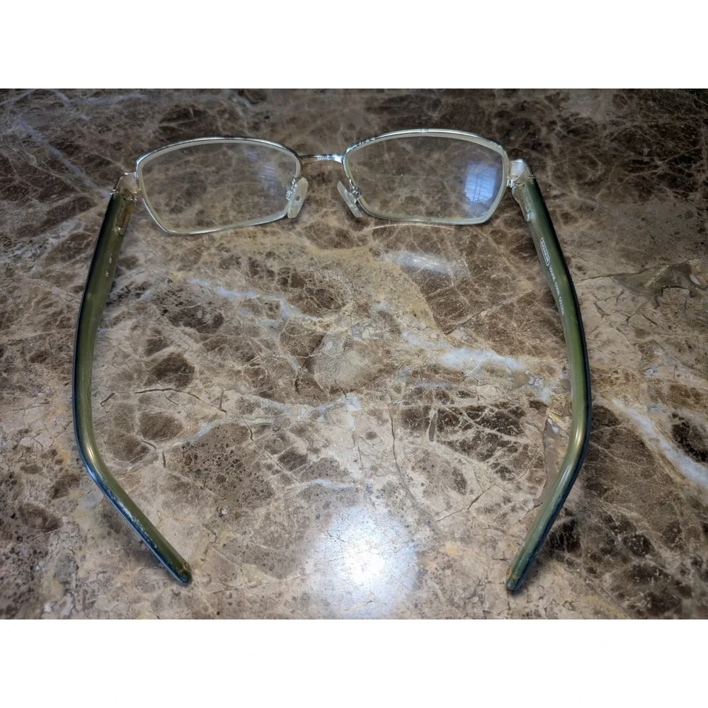 Coach Eyeglasses Frames Only LOUISE (1009) GOLDEN 54-15-135 Gold Green